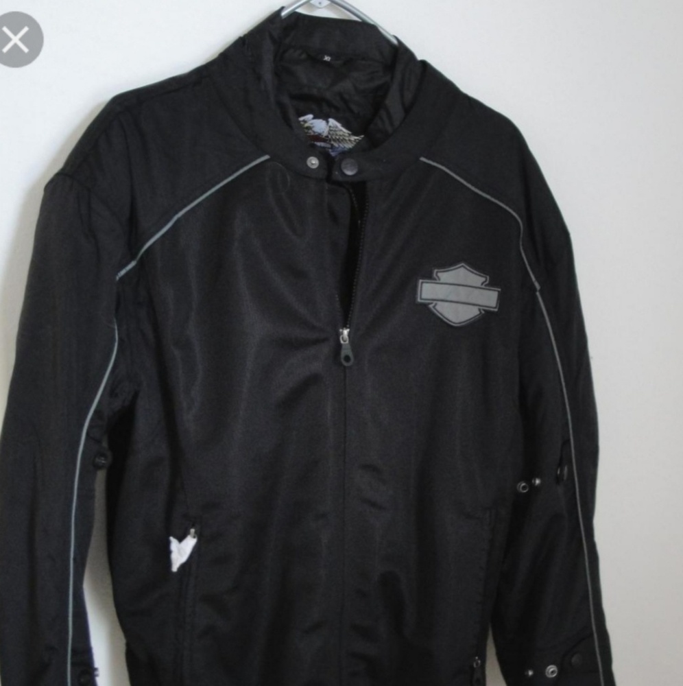 Harley Davidson custer jacket w zip out reversible